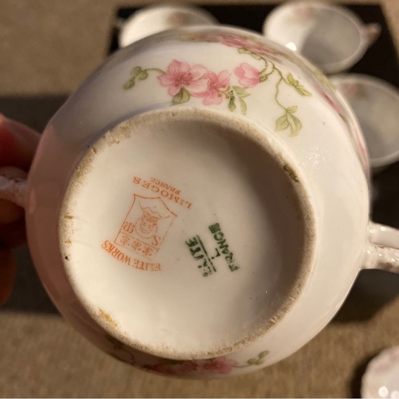 elite works limoges france Cups And Saucers ( Mixed) - Picture 4 of 6